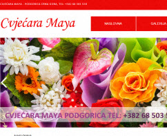 DOSTAVA CVJECA CVJEĆARA MAYA PODGORICA
