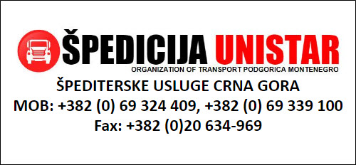 ŠPEDICIJA UNISTAR DOO PODGORICA